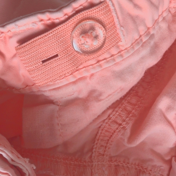 Gymboree Girls Cotton Coral Shorts Size 6 - Picture 6 of 9